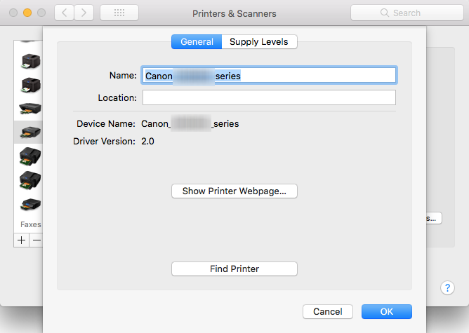 canon printer drivers for mac os sierra 10.13